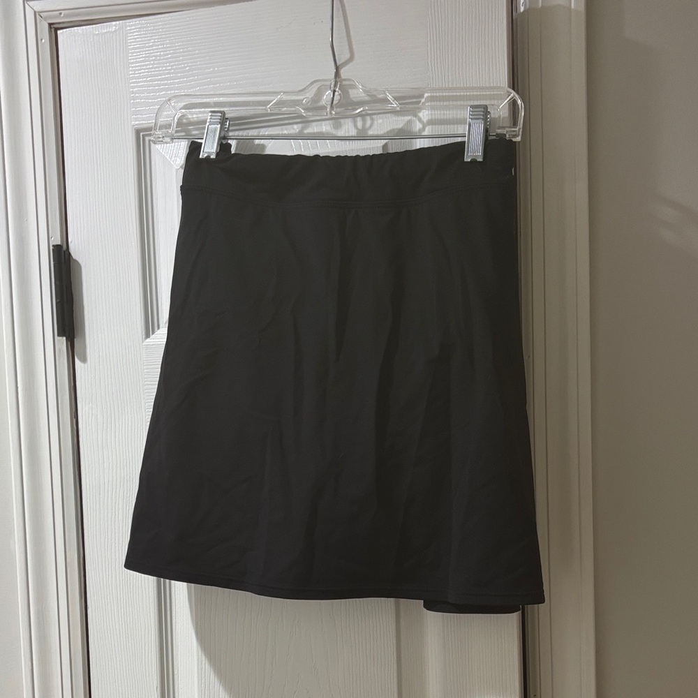 Lands' End Black Skirt Bathing Suit